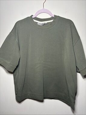 Amongst Others Heavyweight Olive Crewneck Tee